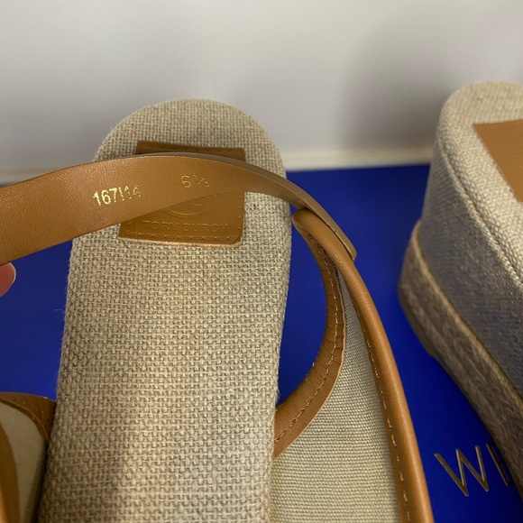 Tory Burch Espadrille Slingback Wedges - Picture 3 of 7